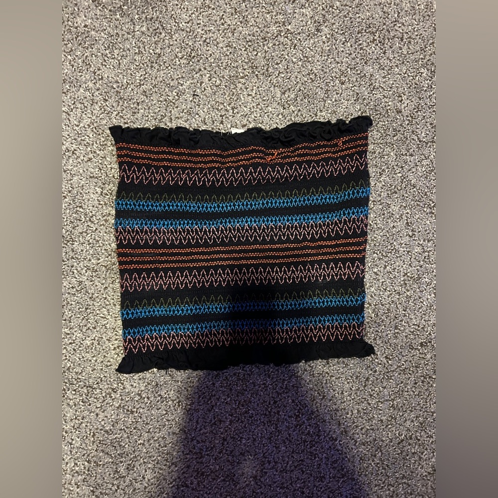 Tube top, size small, sky and sparrow